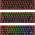 Клавиатура Redragon Fizz Pro,  USB, Bluetooth/Радиоканал, черный + красный [70666]
